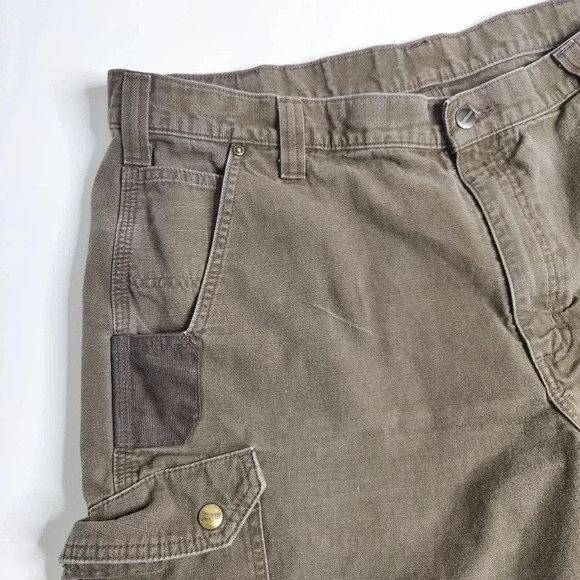 Carhartt Men's Cargo Carpenter Ripstop Relaxed Fit Shorts B357 DFE WorkSize 3 - Picture 6 of 9